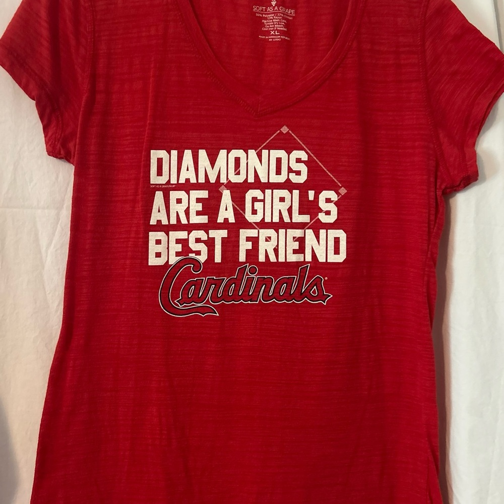 Red St. Louis Cardinals Women's T-Shirt